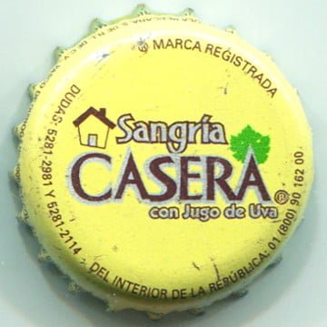 SANGRIA CASERA CON JUGO DE UVA