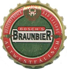 BRAUEREI BOSCH'S BRAUNBIER ALTWESTFALISCH BAD LAASPHE