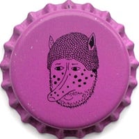 DIBUJO ANIMAL MORADO CERVEZA KADABRA IPA