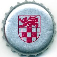 DIBUJO ESCUDO CON LEON AGUA AUBURG QUELLE