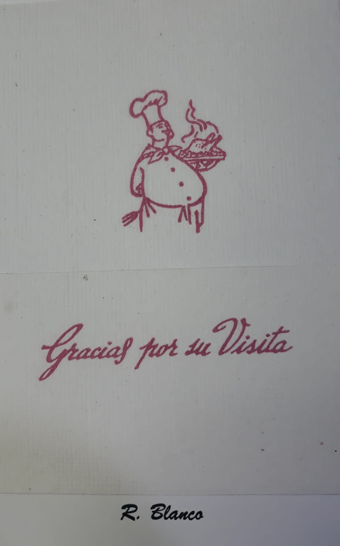 DIBUJO CAMARERO