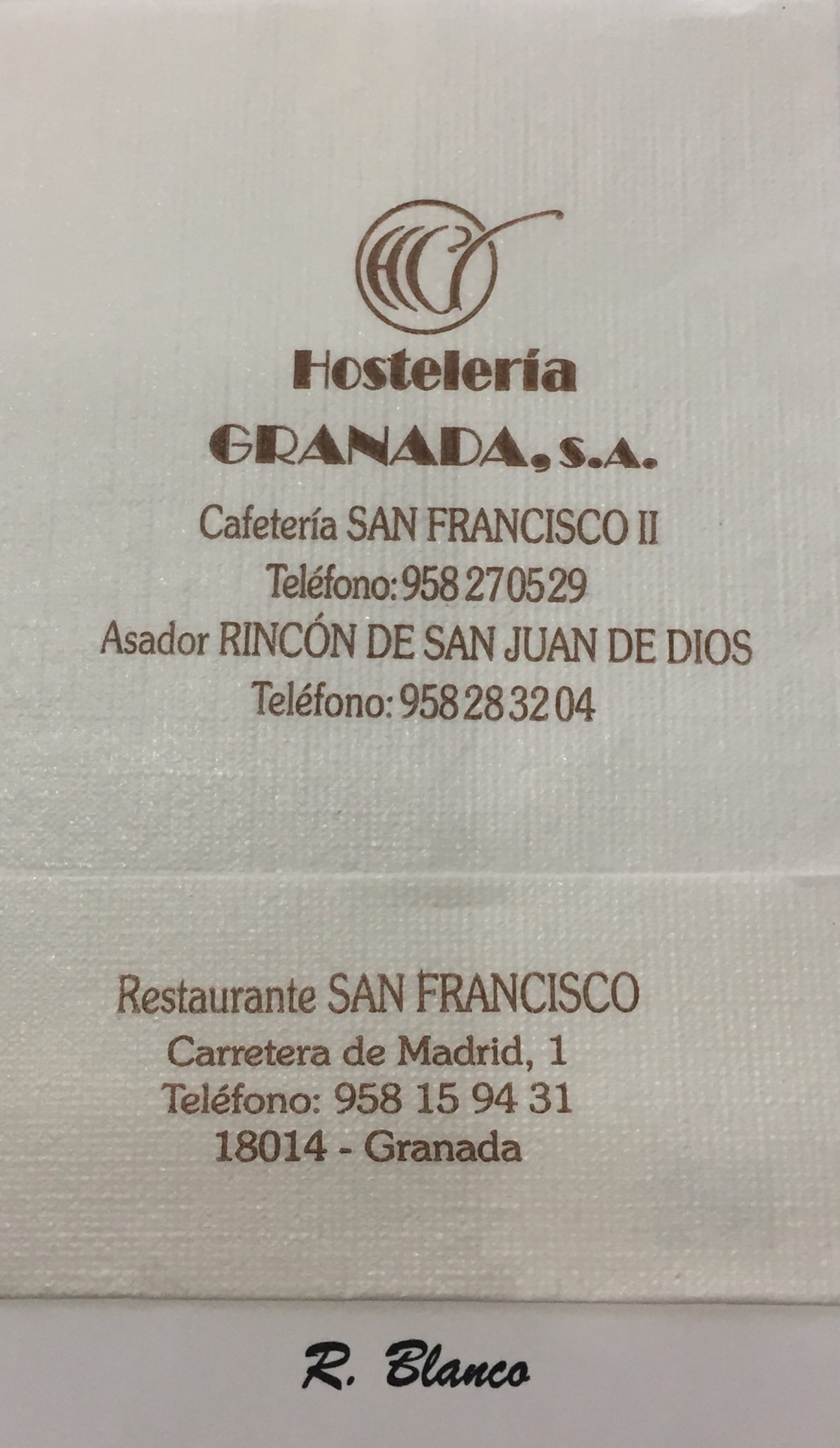 HOSTELERIA GRANADA