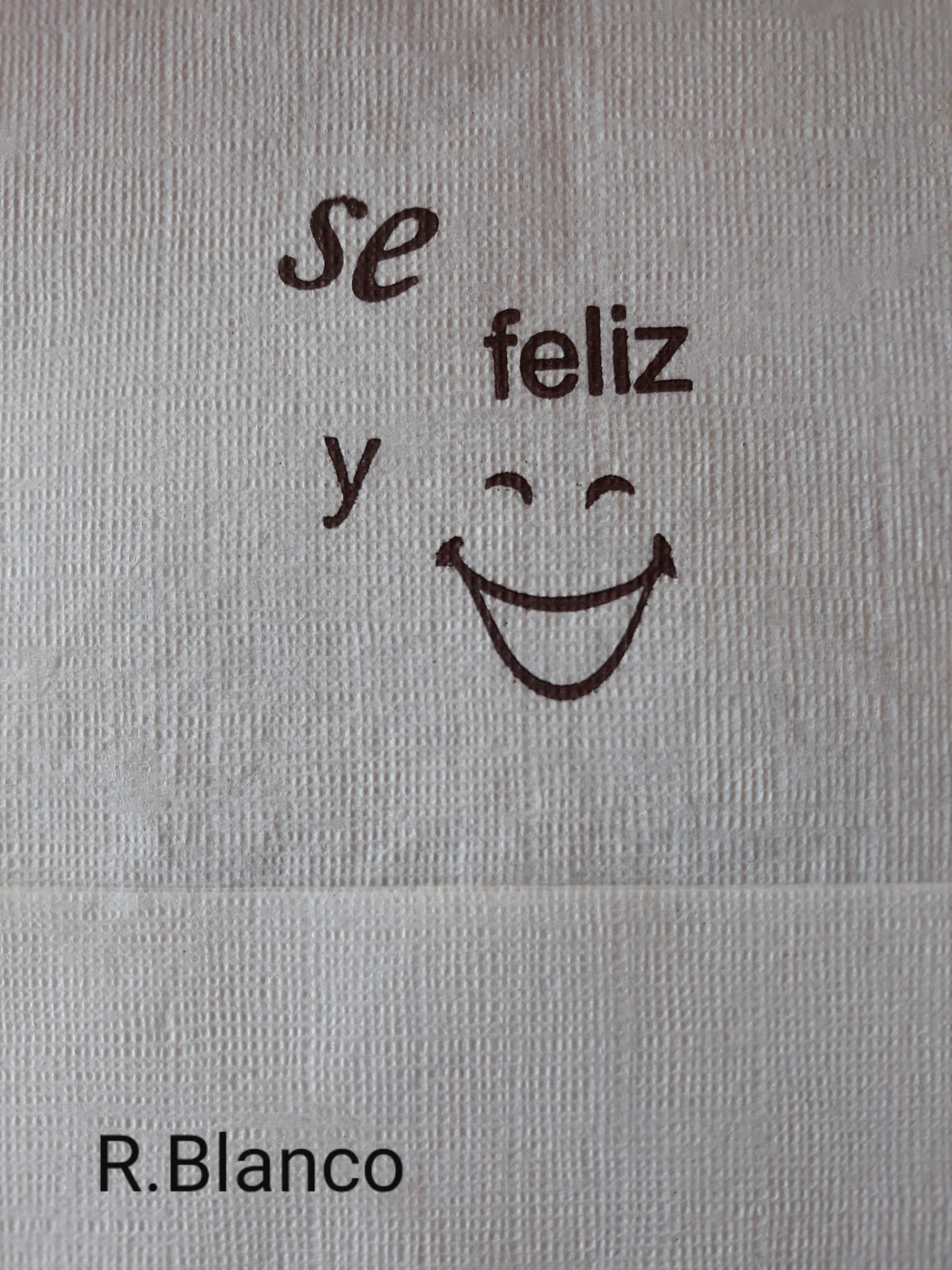 SE FELIZ Y SONRIE