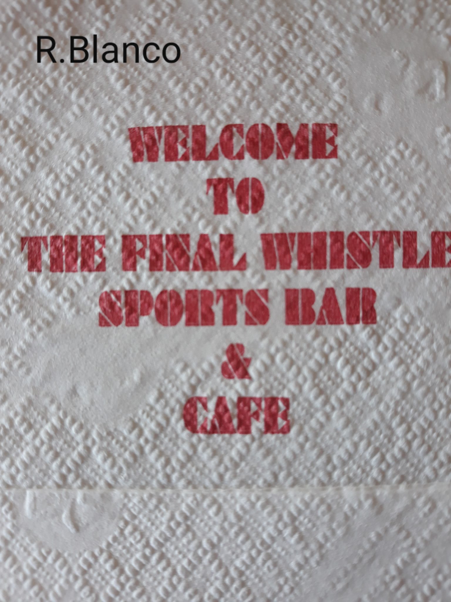 WELCOME TO THE FINAL WHISTLE SPORTS BAR _ CAFE