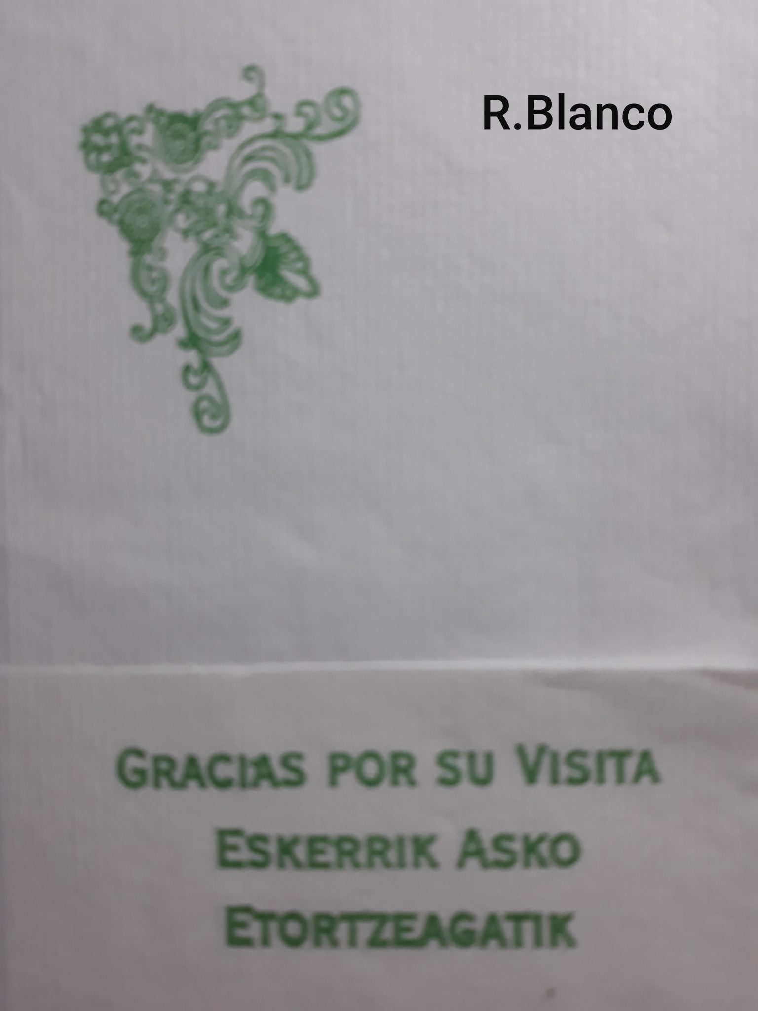 DIBUJO GRACIAS POR SU VISITA ESKERRIK ASKO