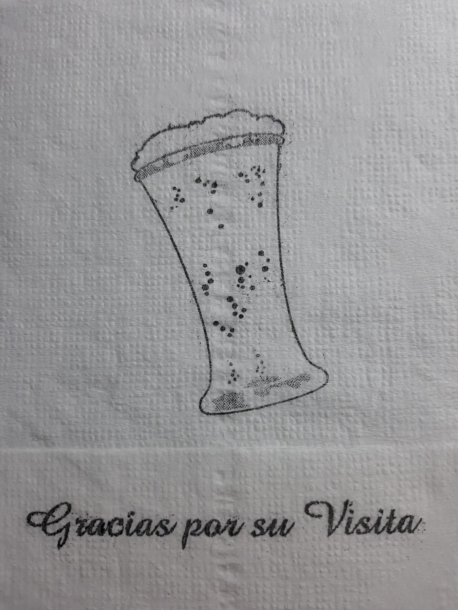 DIBUJO VASO CON ESPUMA