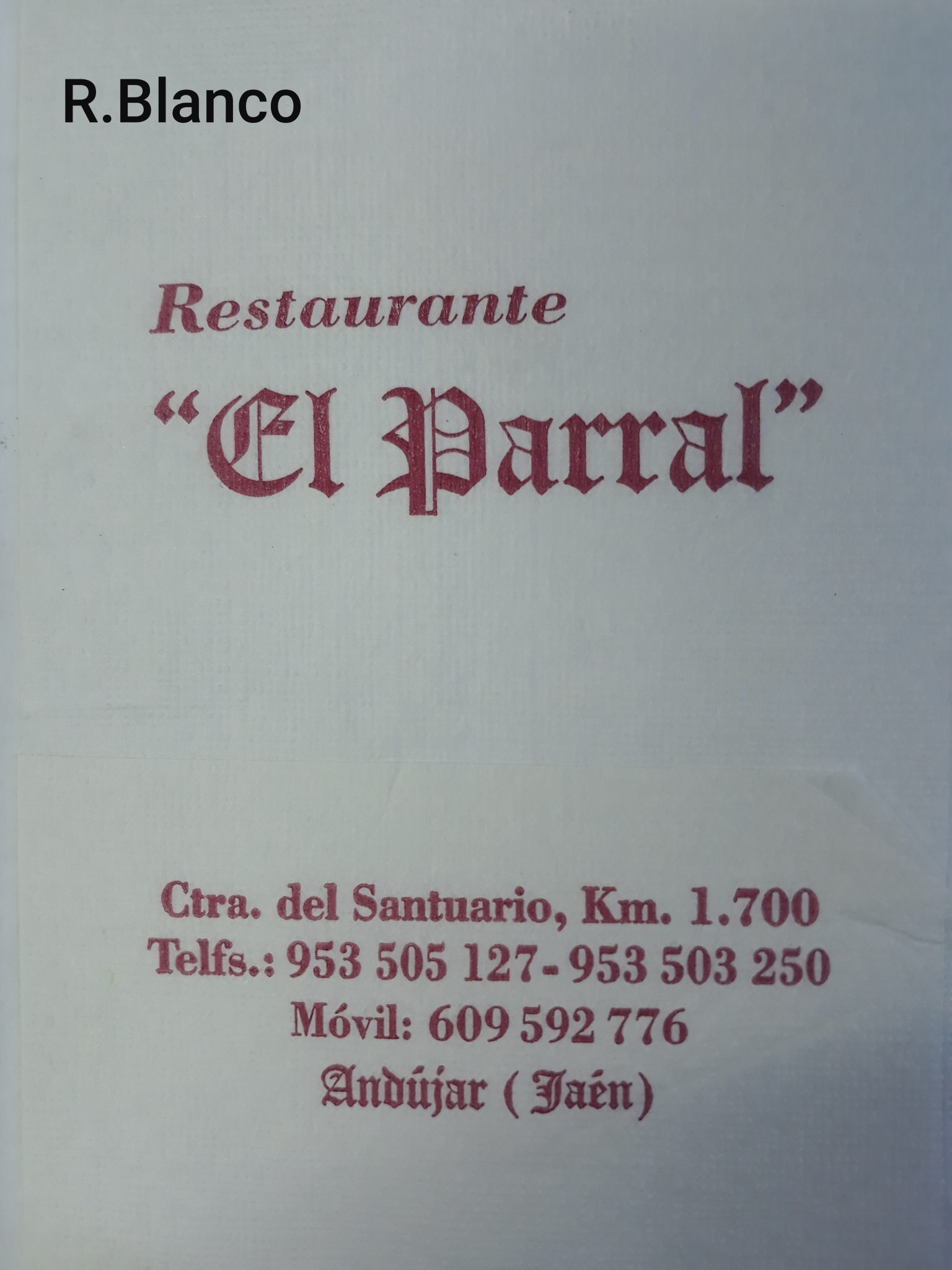 EL PARRAL (ANDUJAR)