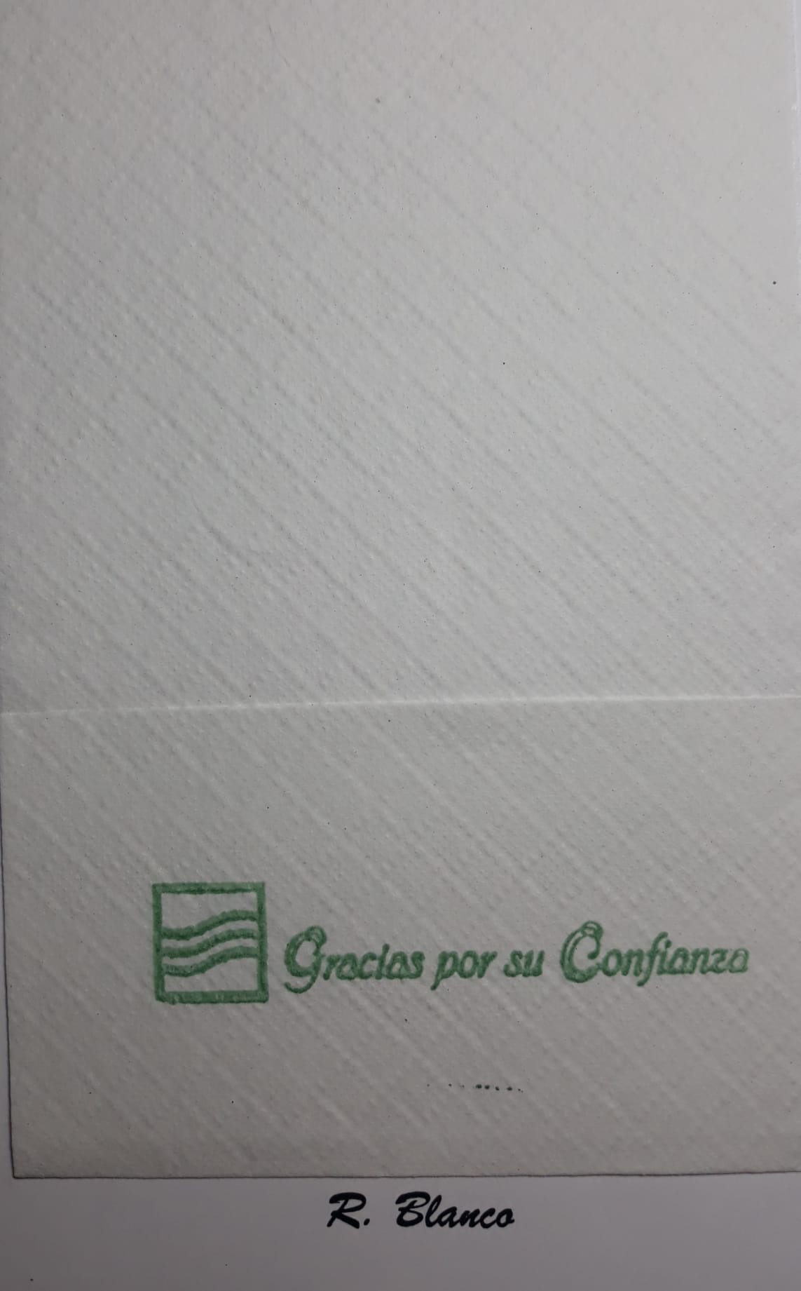 GRACIAS POR SU CONFIANZA