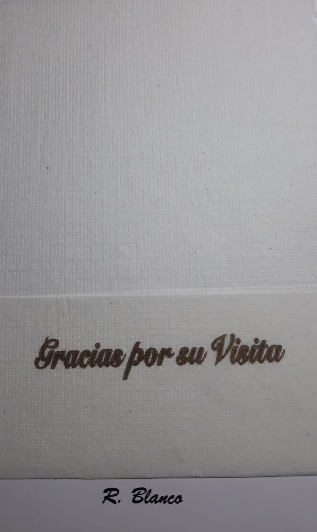 GRACIAS POR SU VISITA