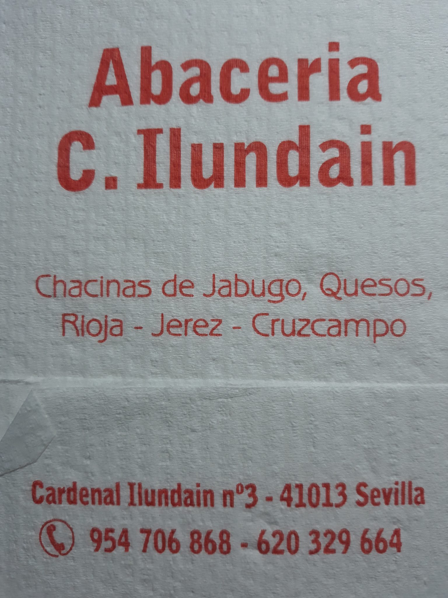 ABACERIA C ILUNDAIN