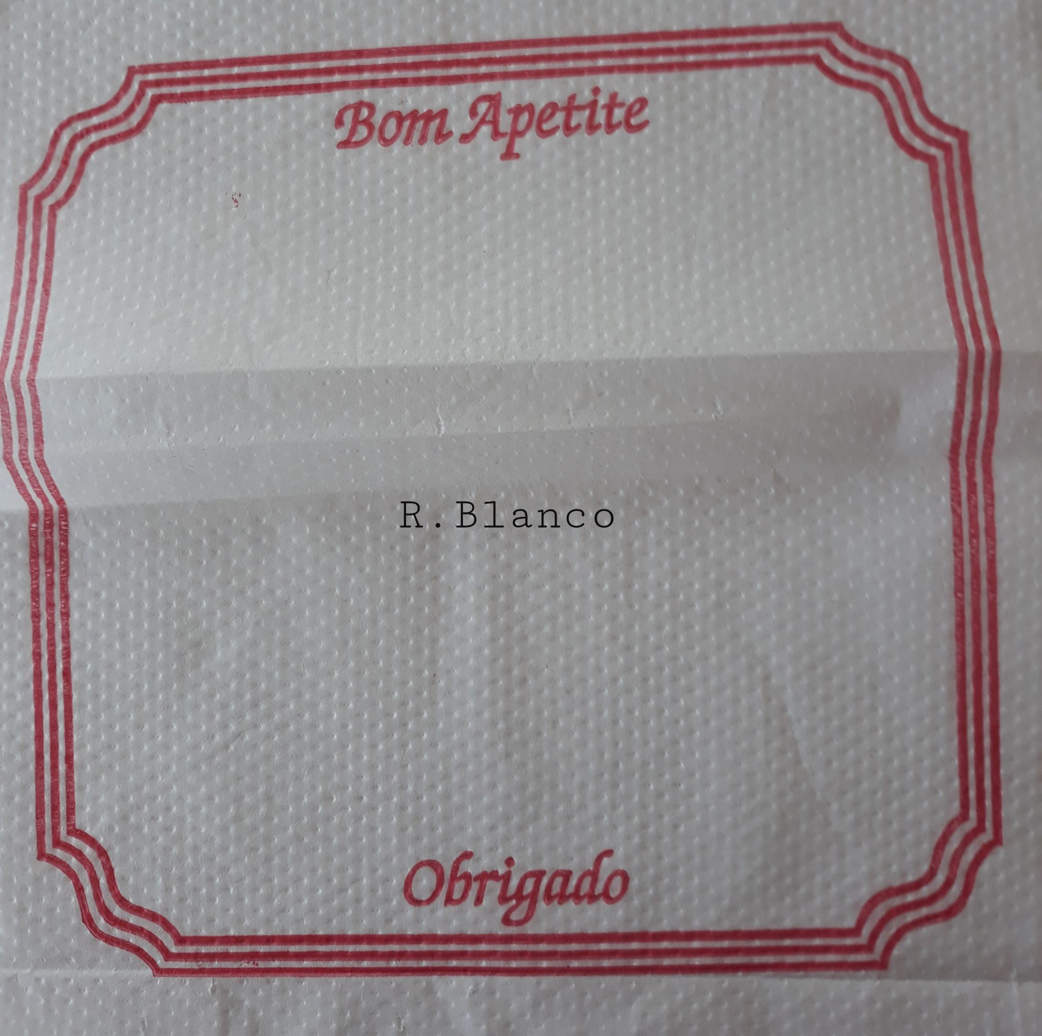 BON APETITE OBRIGADO