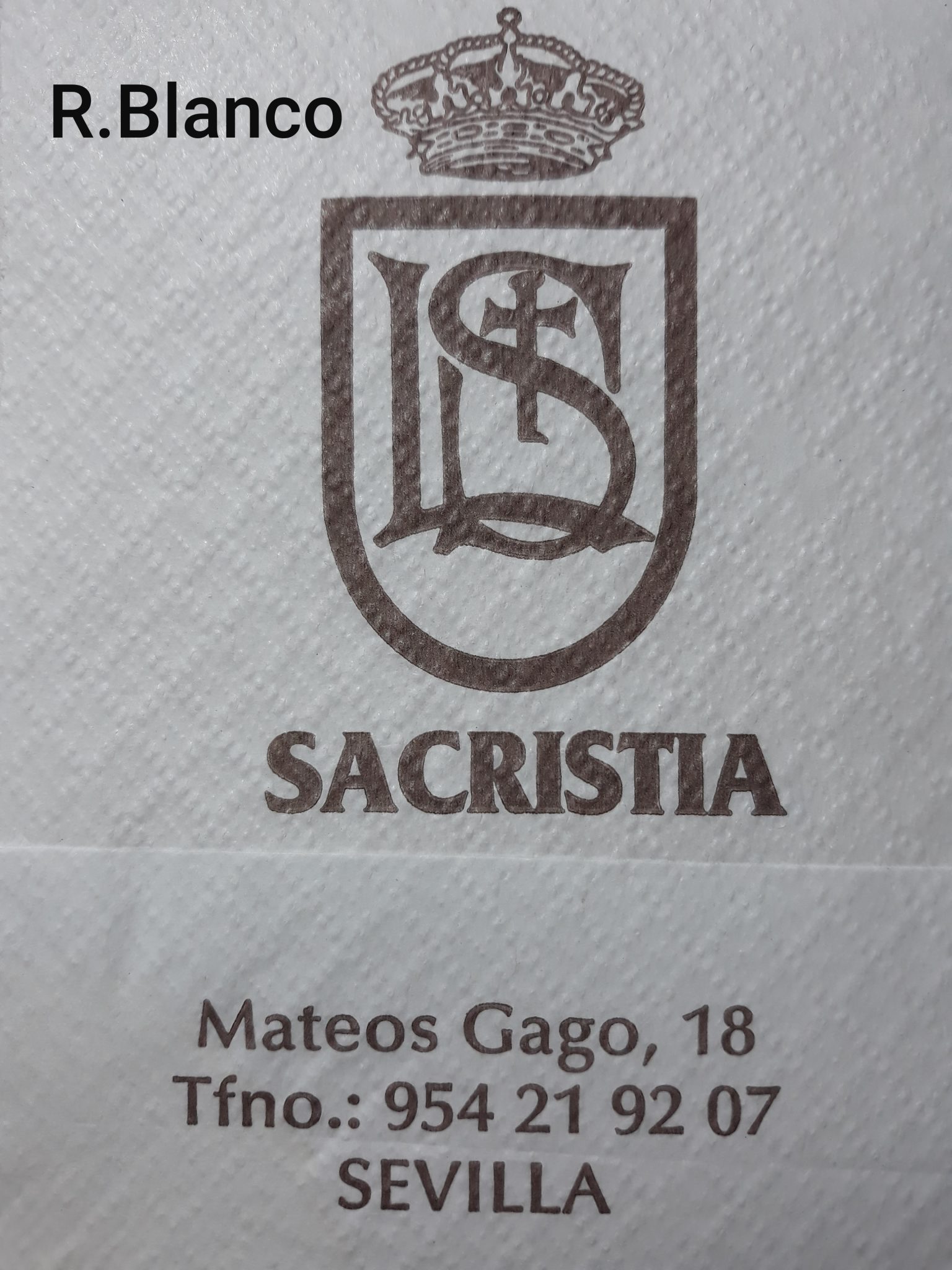 SACRISTIA