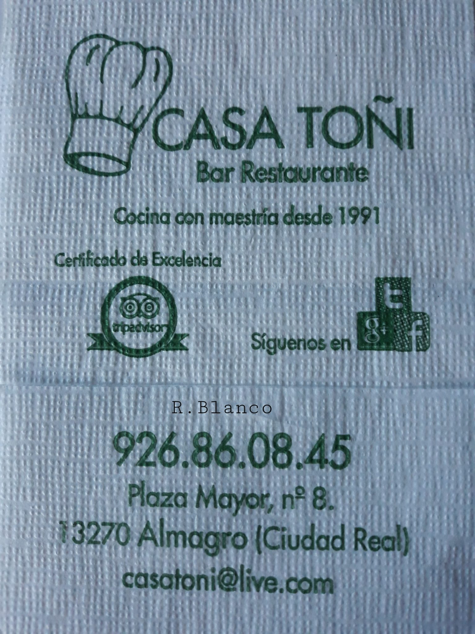 CASA TONI (ALMAGRO)