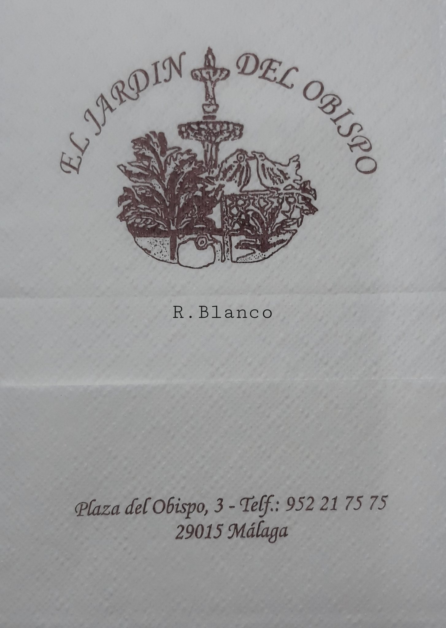 EL JARDIN DEL OBISPO
