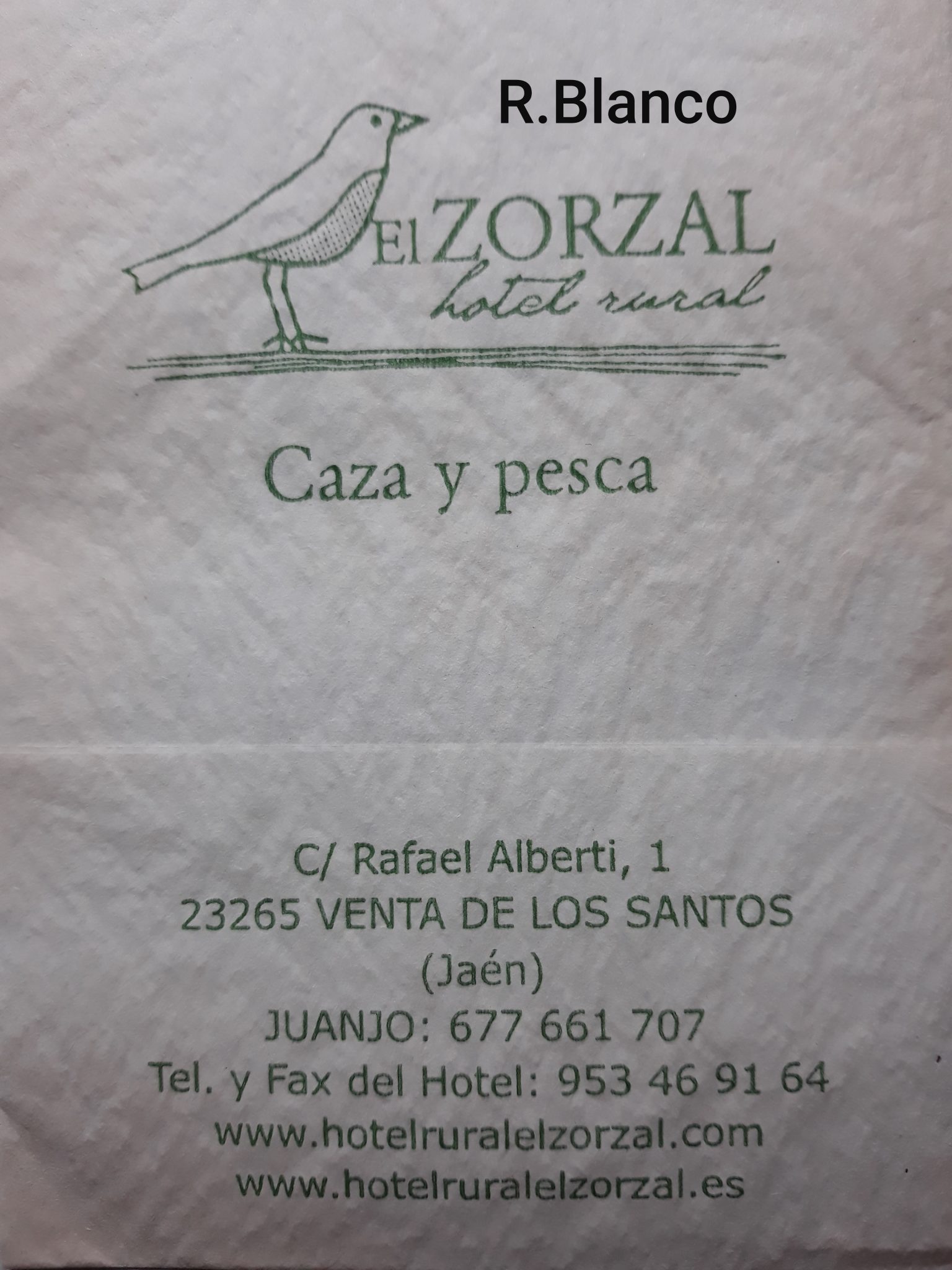 EL ZORZAL (VENTA DE LOS SANTOS)