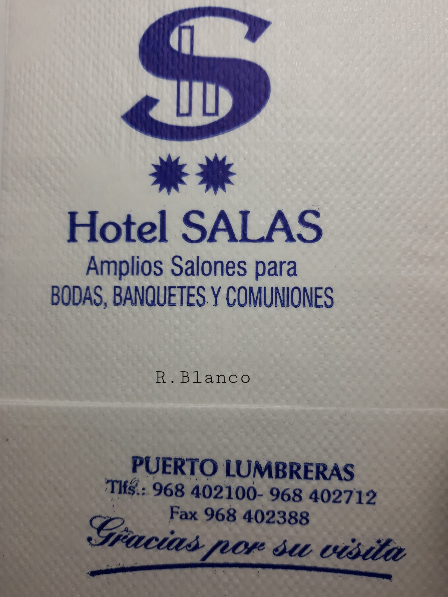 HOTEL SALAS (PUERTO LUMBRERAS)