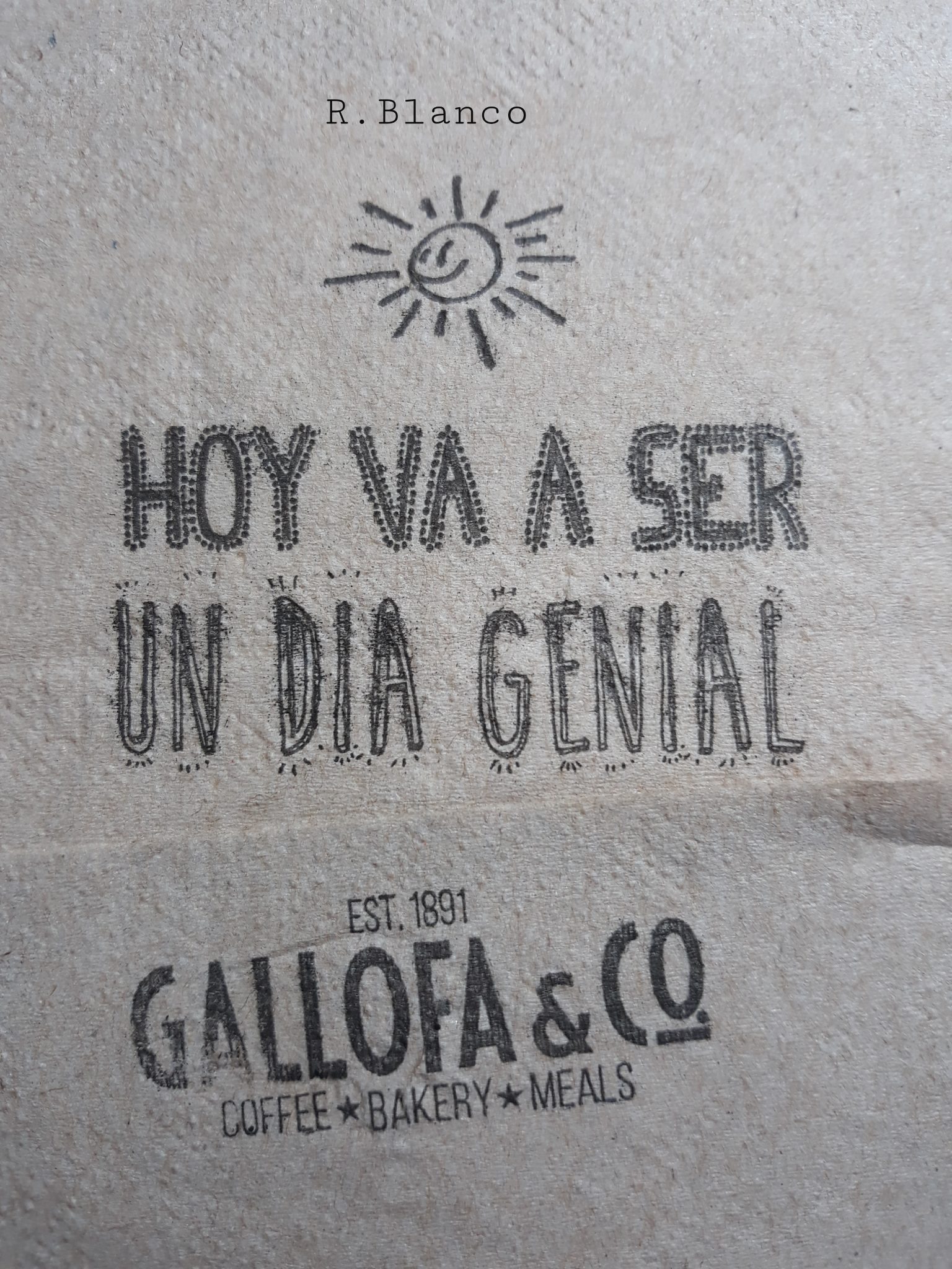 HOY VA A SER UN DIA GENIAL
