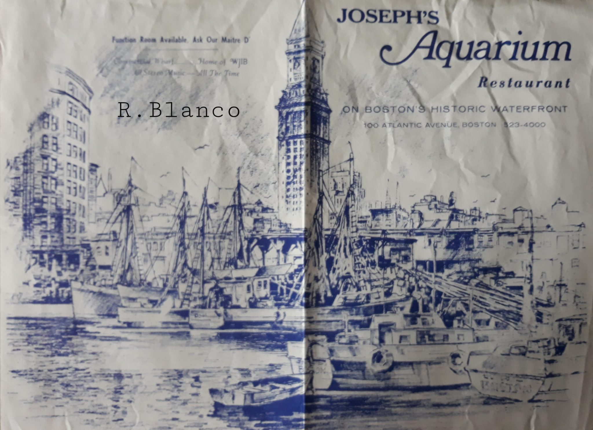 JOSEPH'S AQUARIUM RESTAURANT BOSTON