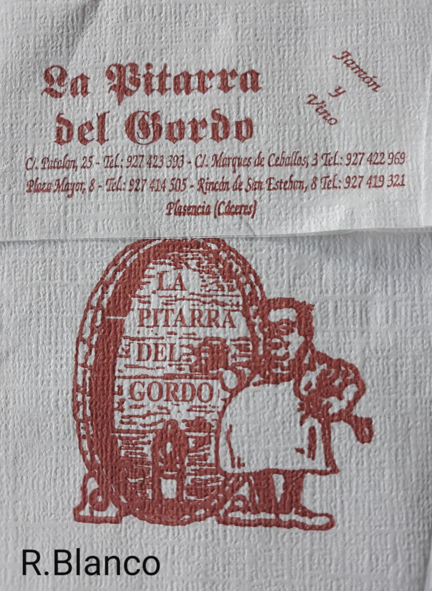 LA PITARRA DEL GORDO (PLASENCIA)