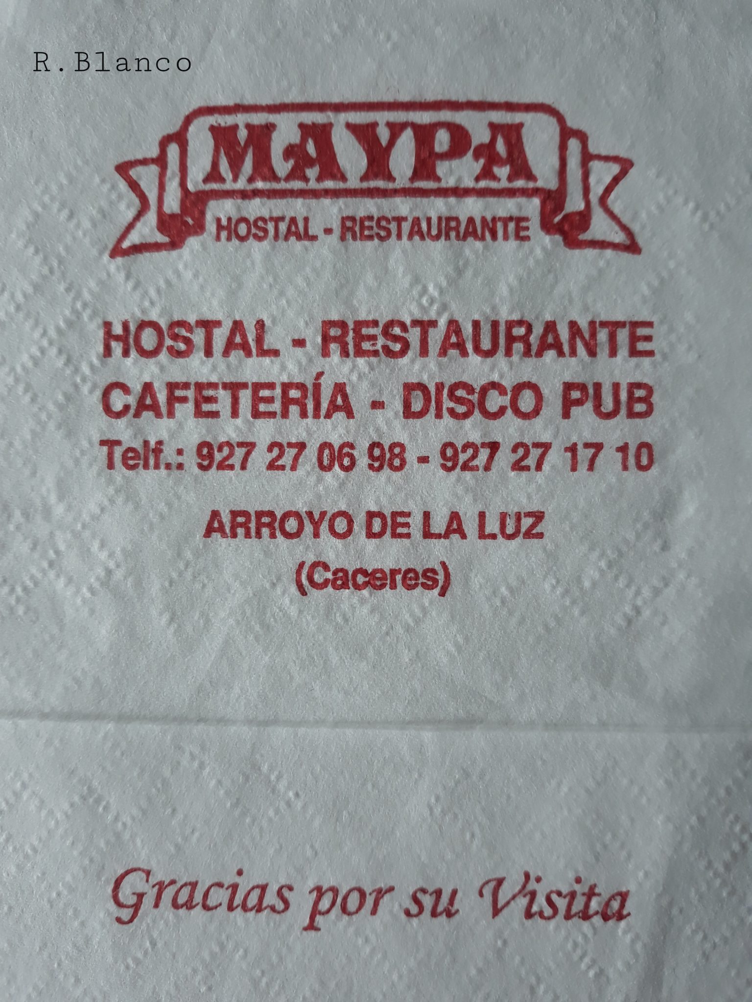 MAYPA (ARROYO DE LA LUZ)