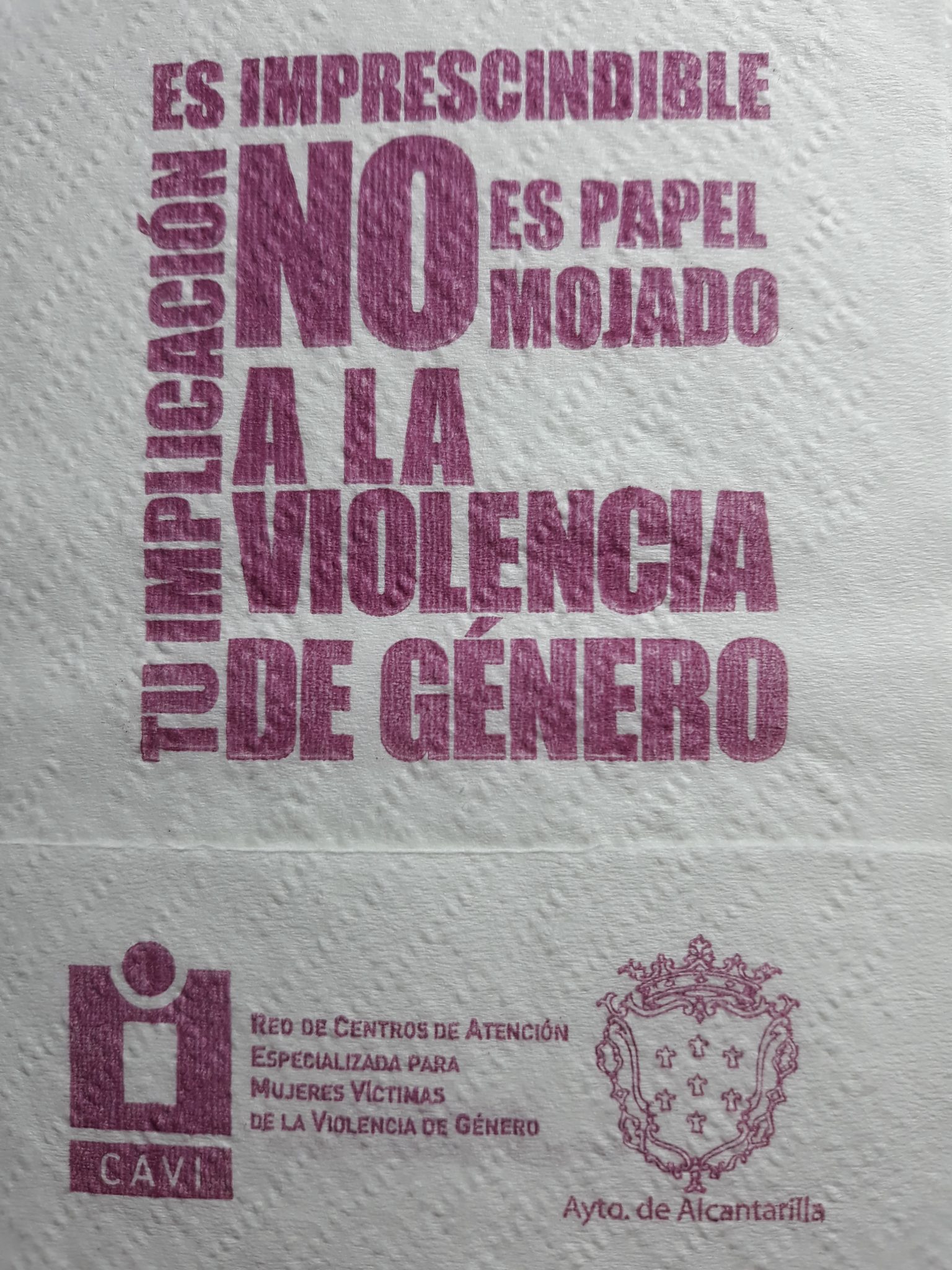 NO A LA VIOLENCIA DE GENERO (ALCANTARILLA)