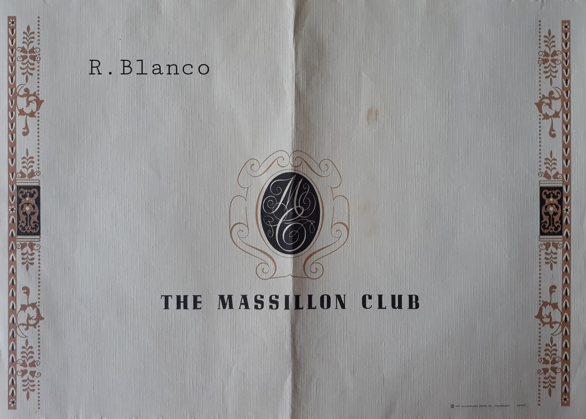 THE MASSILLON CLUB