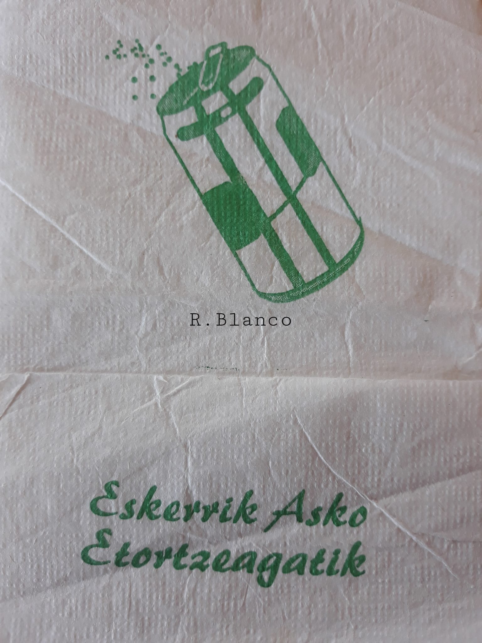 DIBUJO LATA DE BEBIDA ESKERRIK ASKO