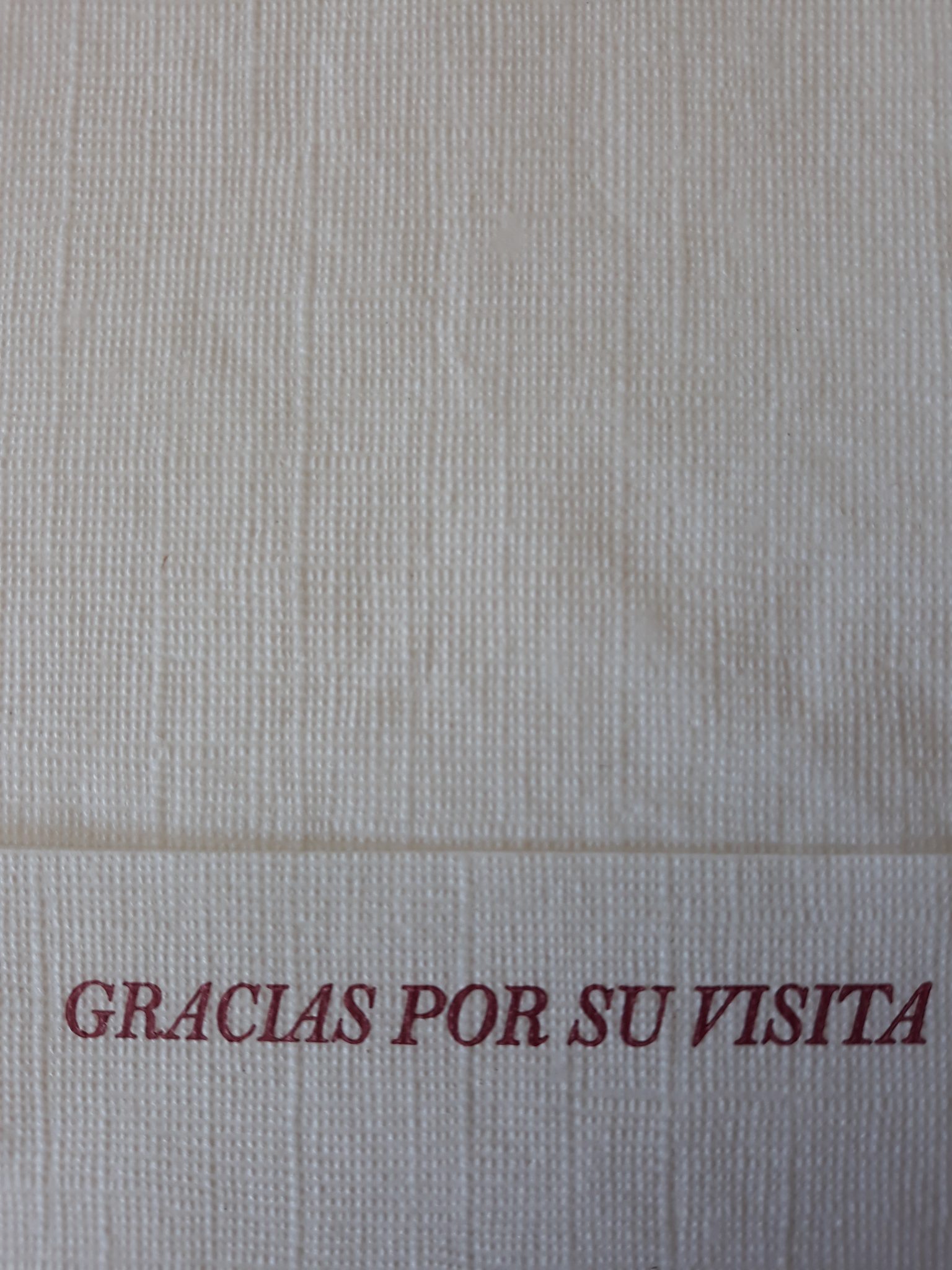 GRACIAS POR SU VISITA