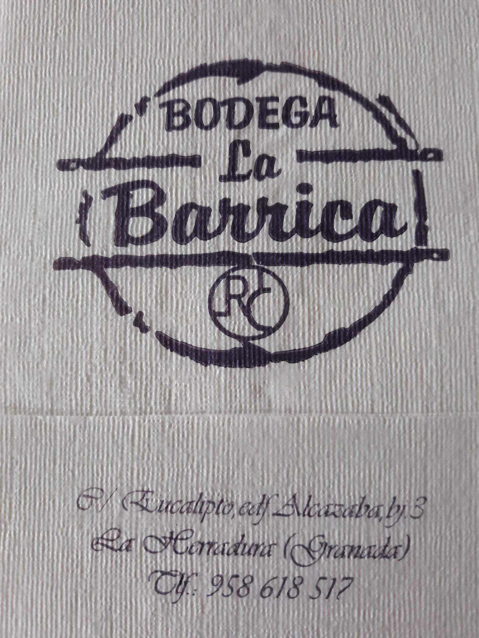 LA BARRICA (LA HERRADURA)