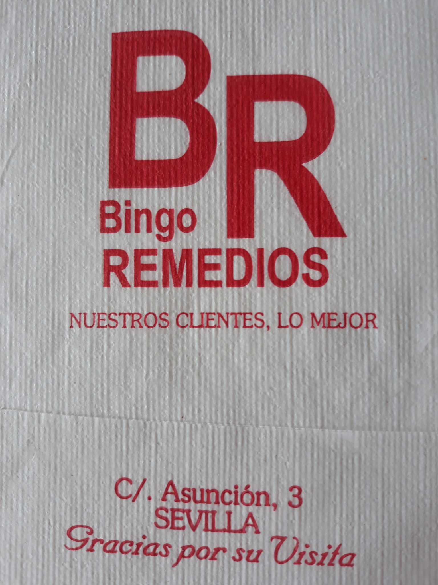 BR BINGO REMEDIOS