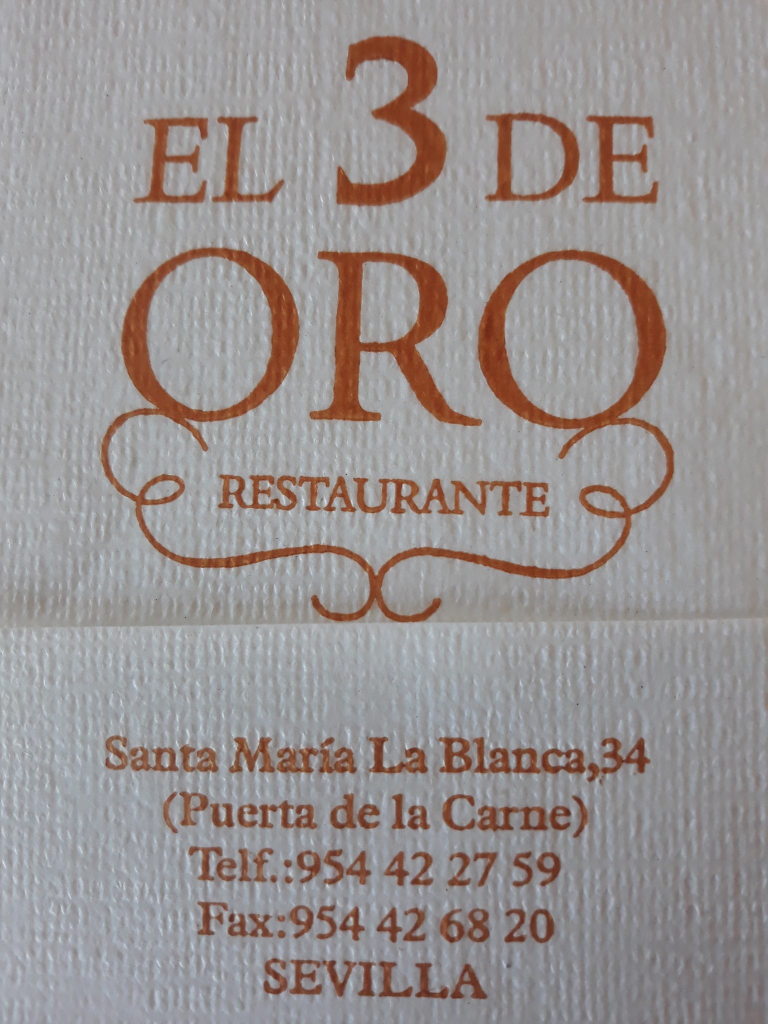 EL 3 DE ORO