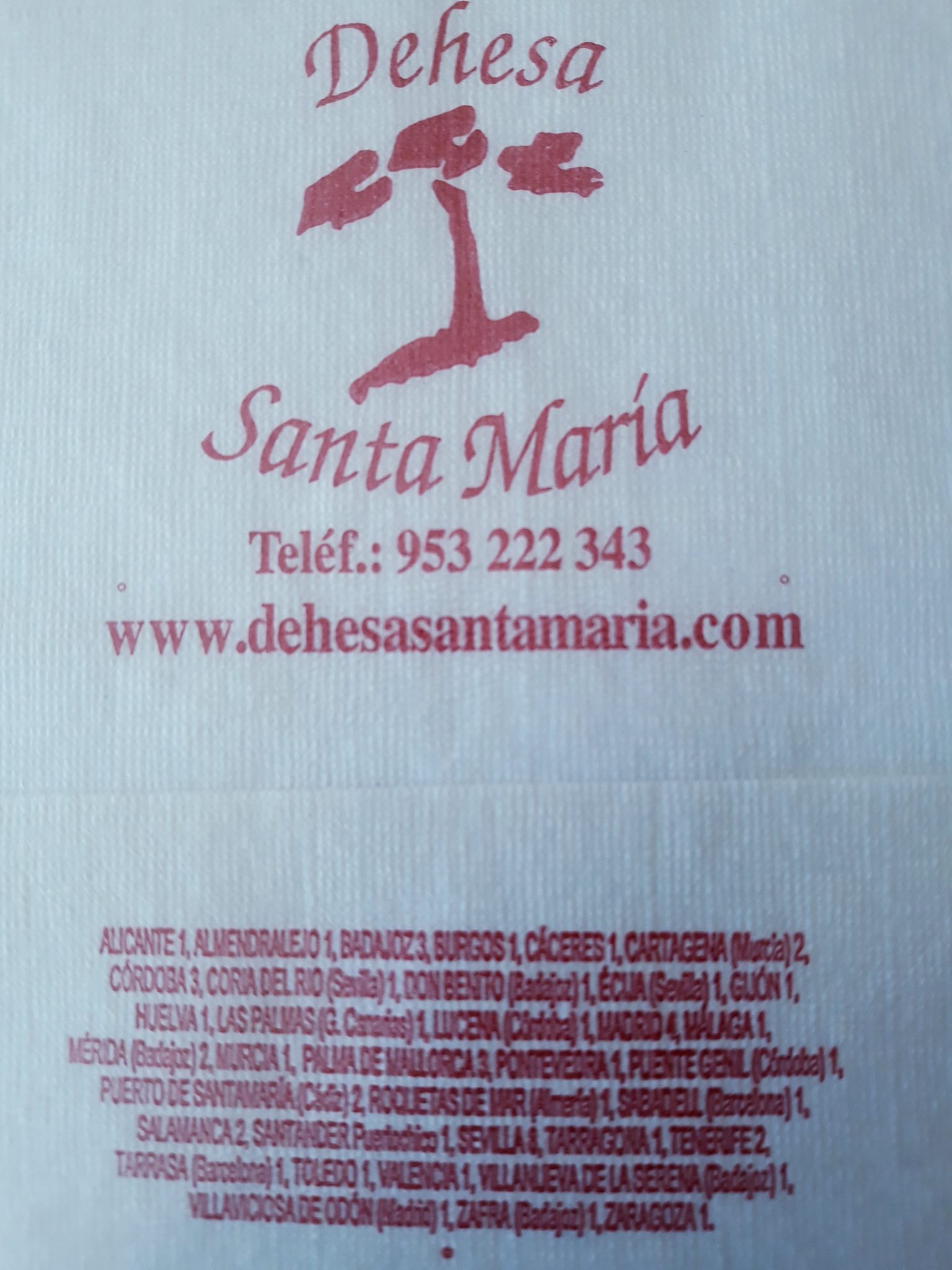 DEHESA SANTA MARIA
