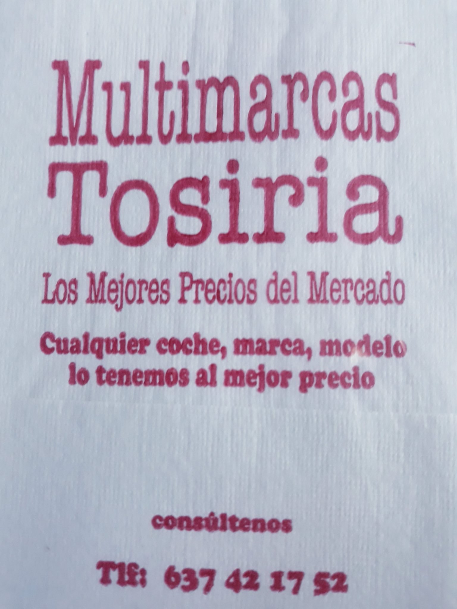MULTIMARCAS TOSIRIA