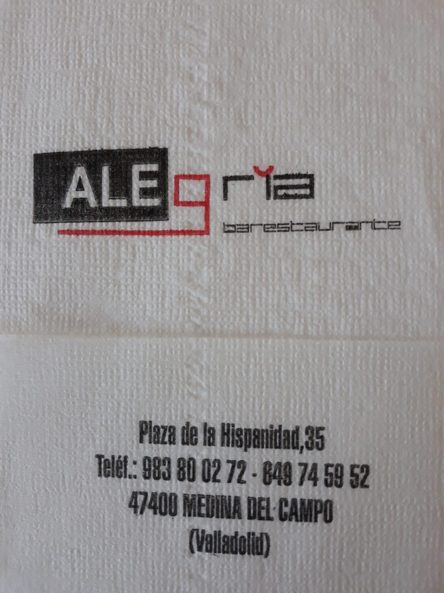 ALEGRIA (MEDINA DEL CAMPO)
