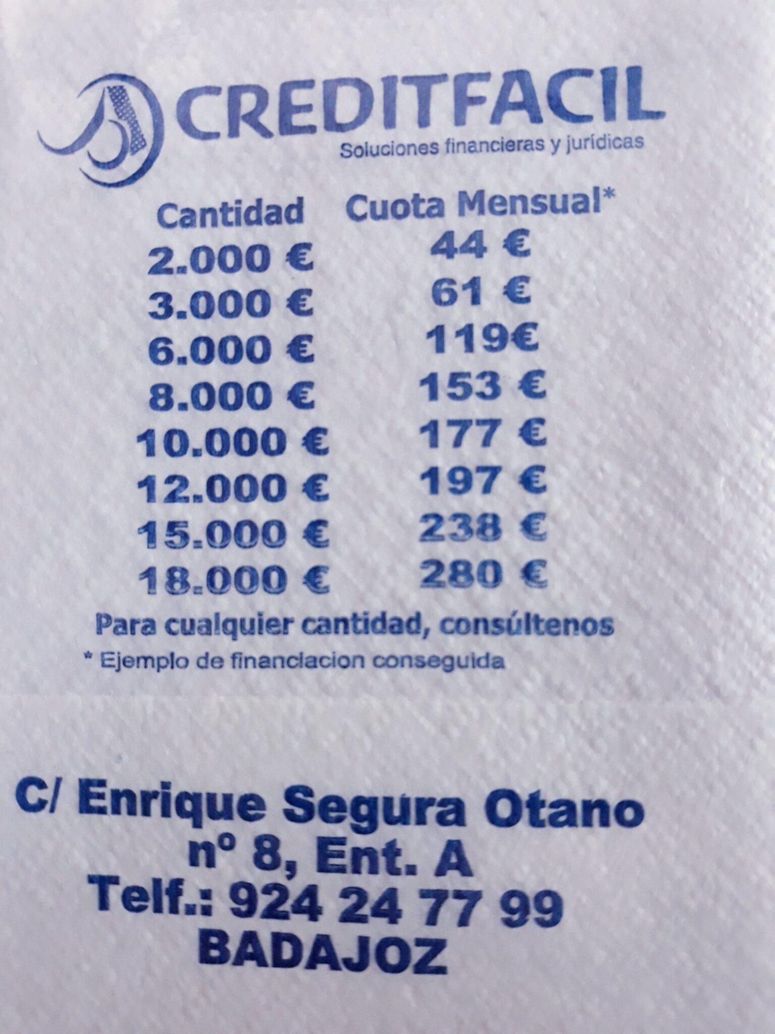 CREDITFACIL