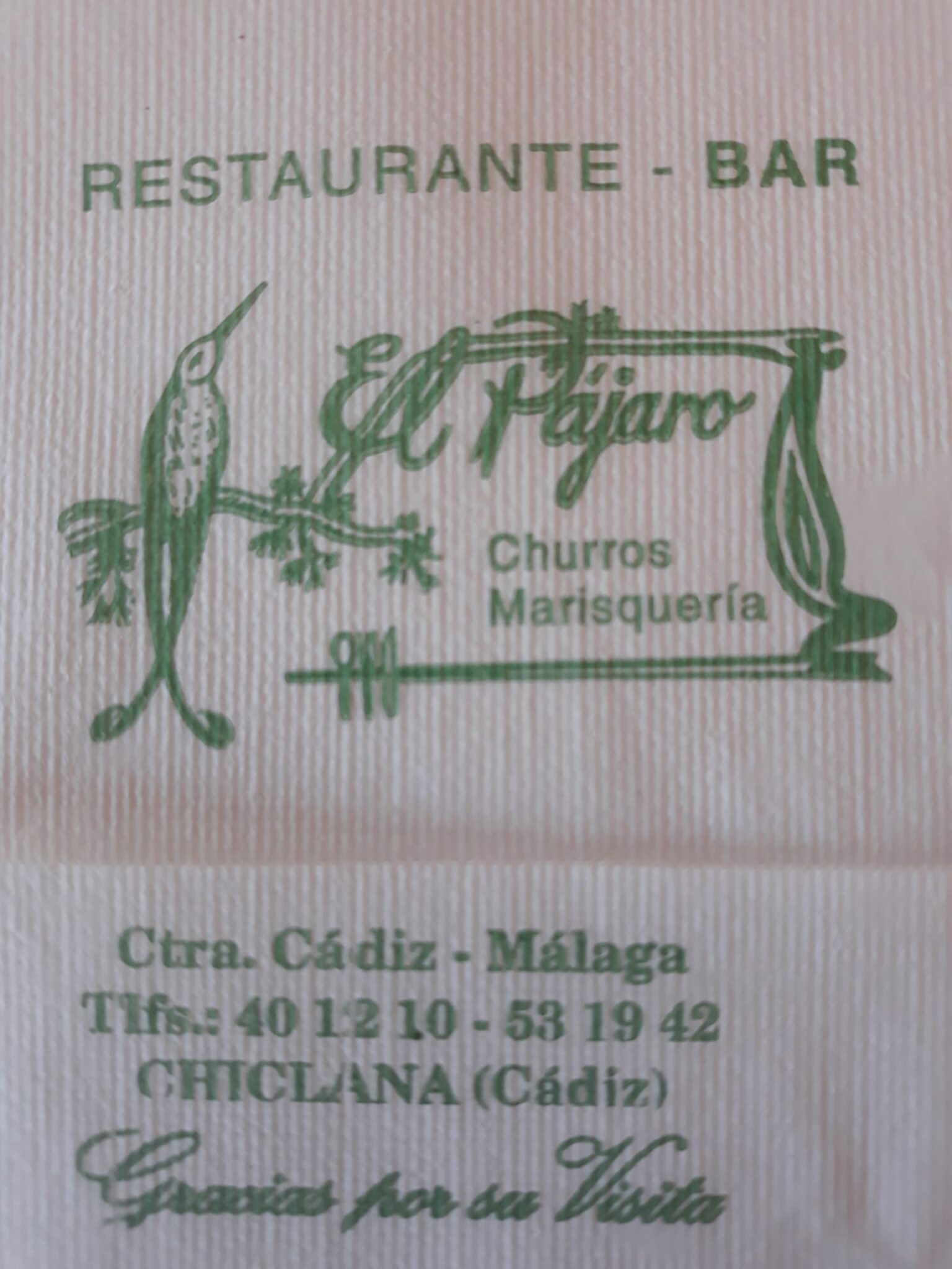 EL PAJARO (CHICLANA)