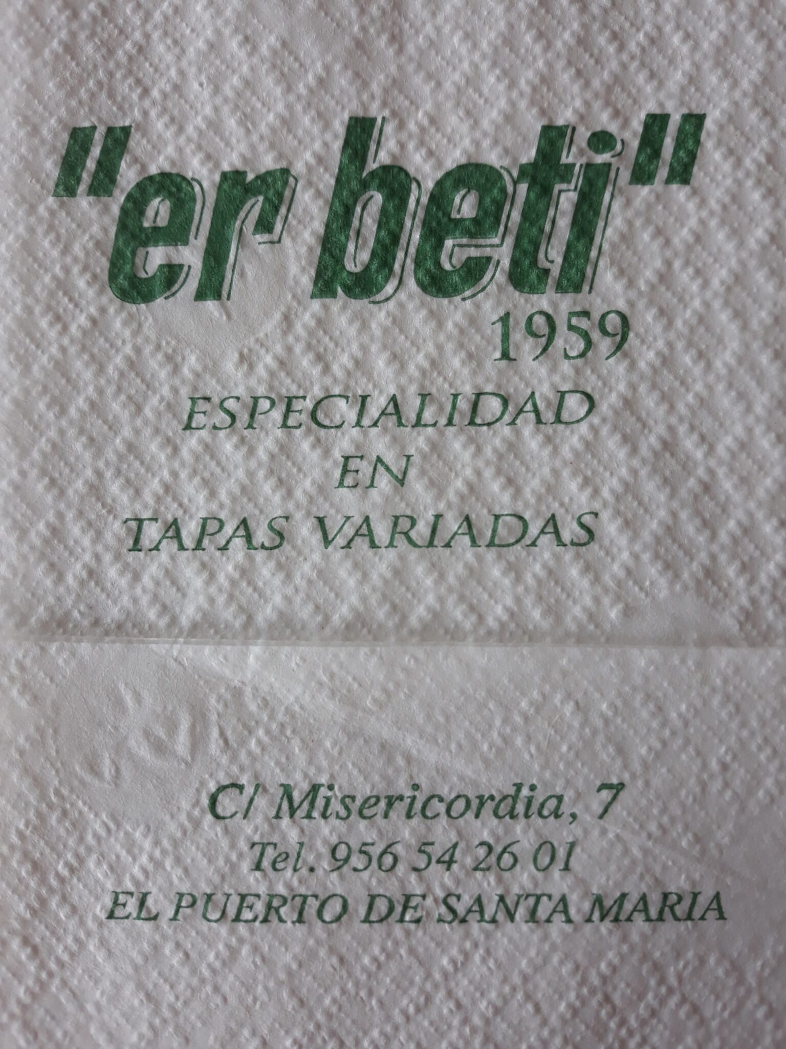 ER BETI ( EL PUERTO DE SANTA MARIA)