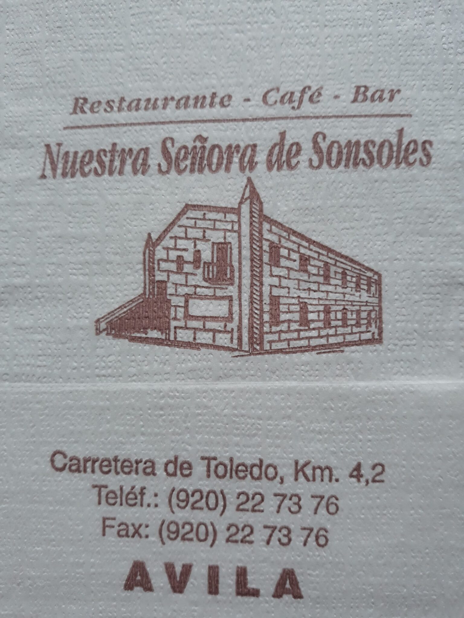 NUESTRA SENORA DE SONSOLES