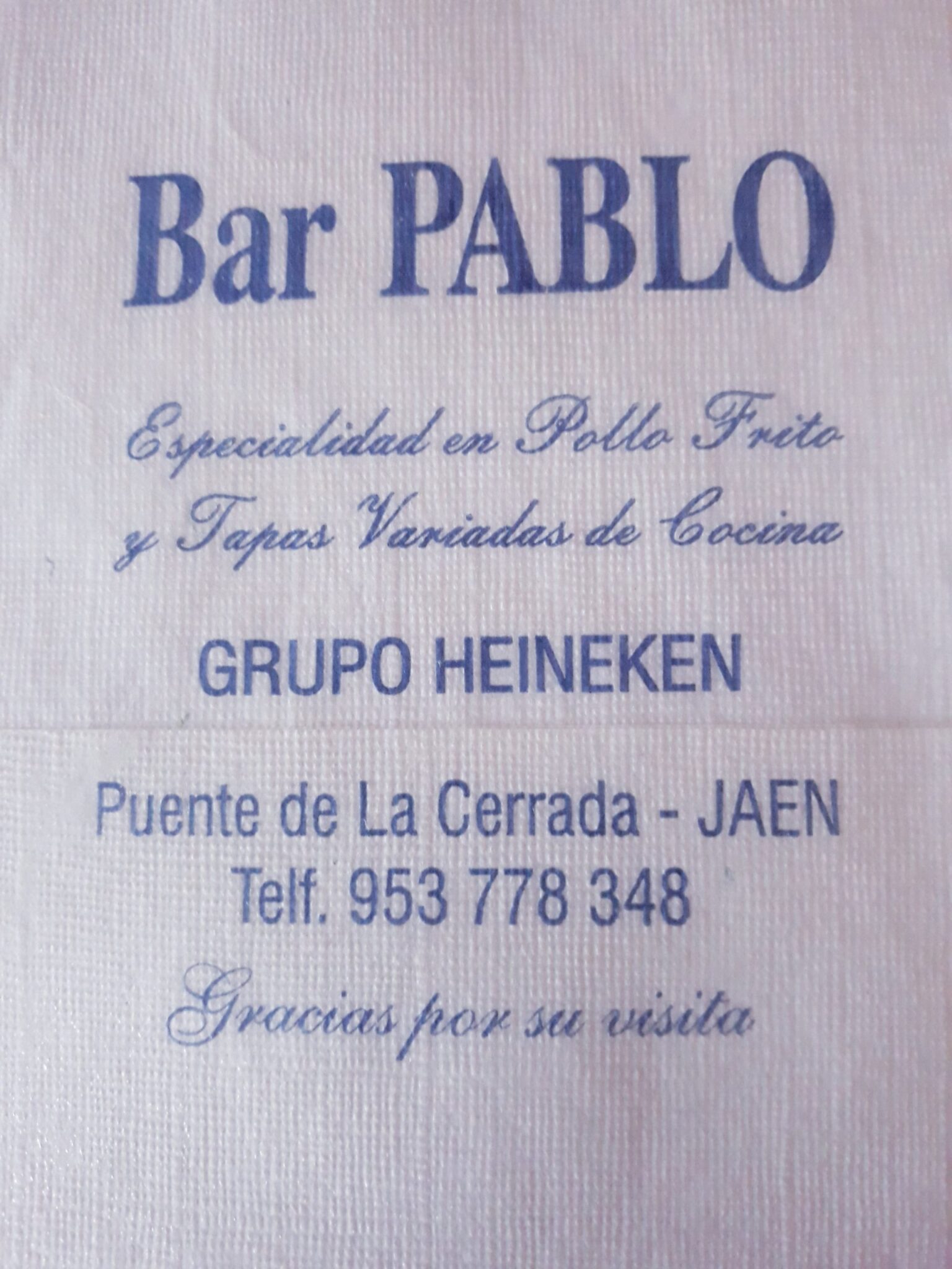 PABLO (PUENTE DE LA CERRADA)