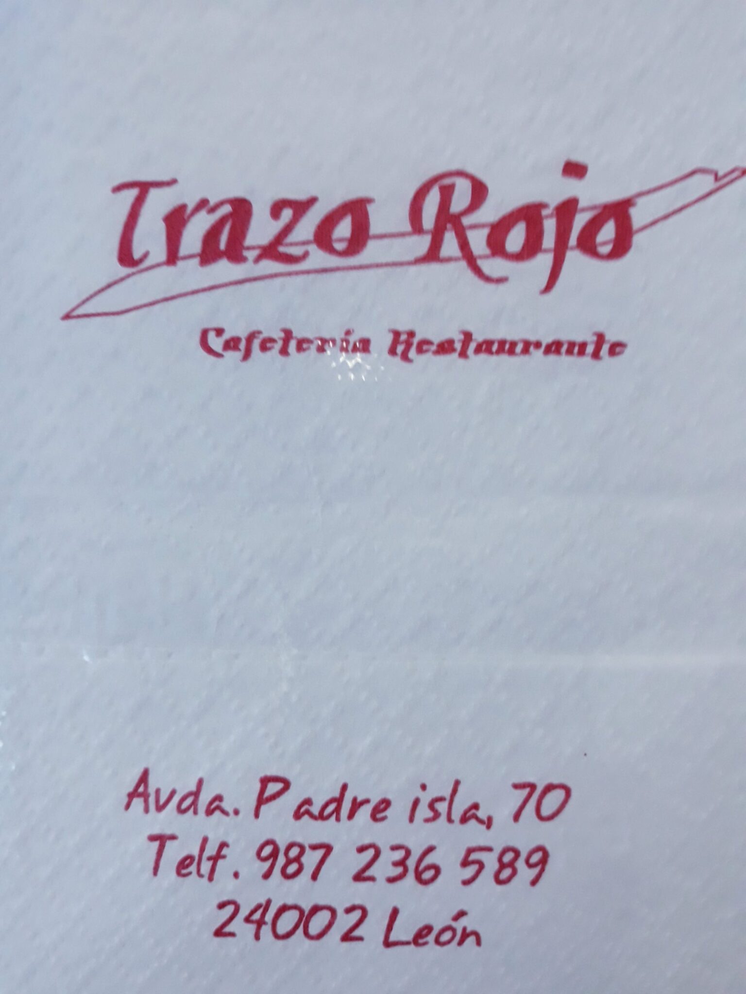 TRAZO ROJO