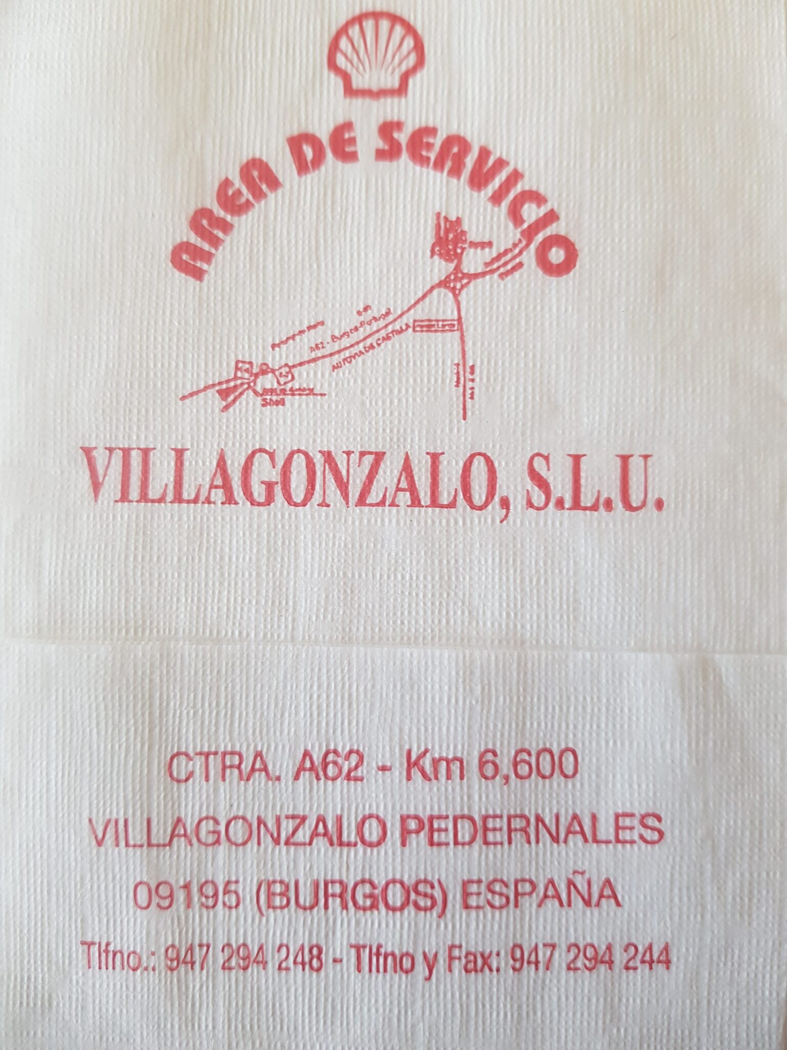 AREA DE SERVICIO VILLAGONZALO (VILLAGONZALO PEDERNALES)