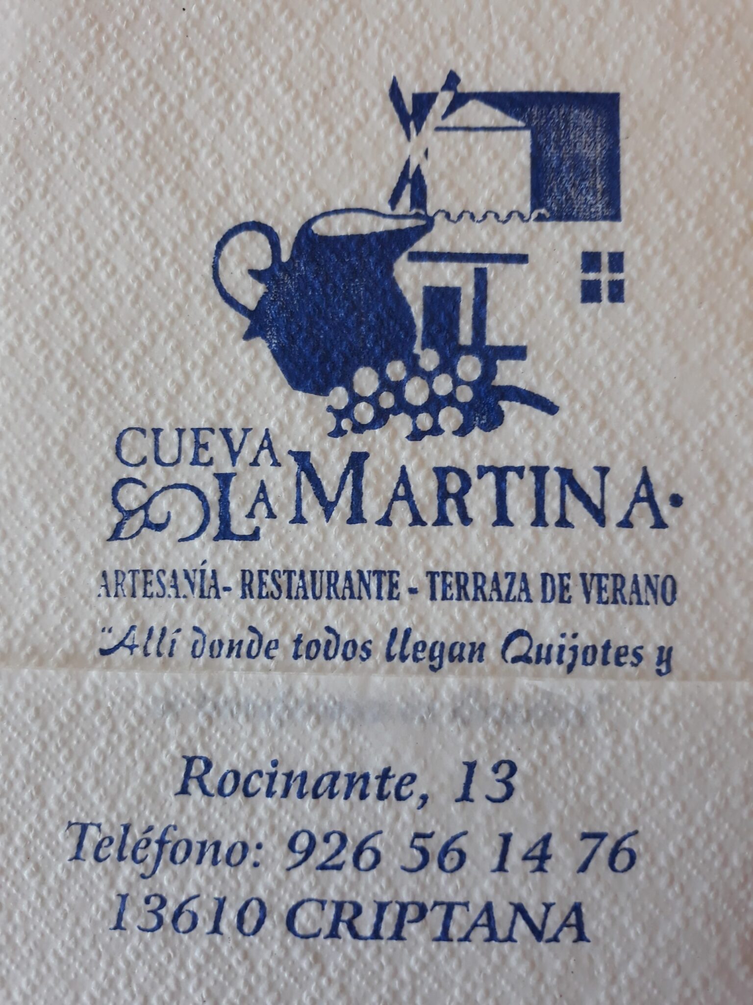 CUEVA LA MARTINA (CRIPTANA)