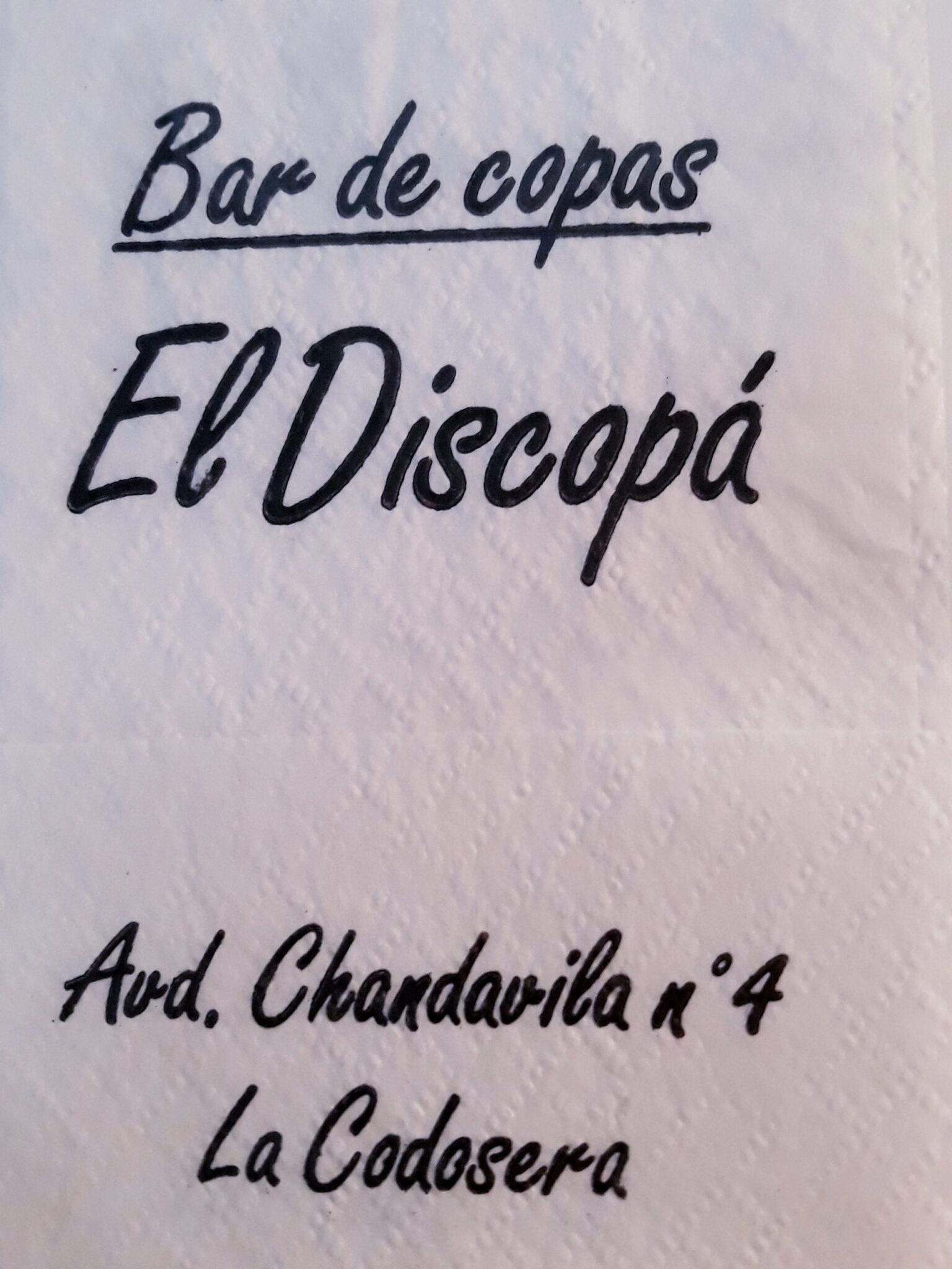 EL DISCOPA (LA CODOSERA)