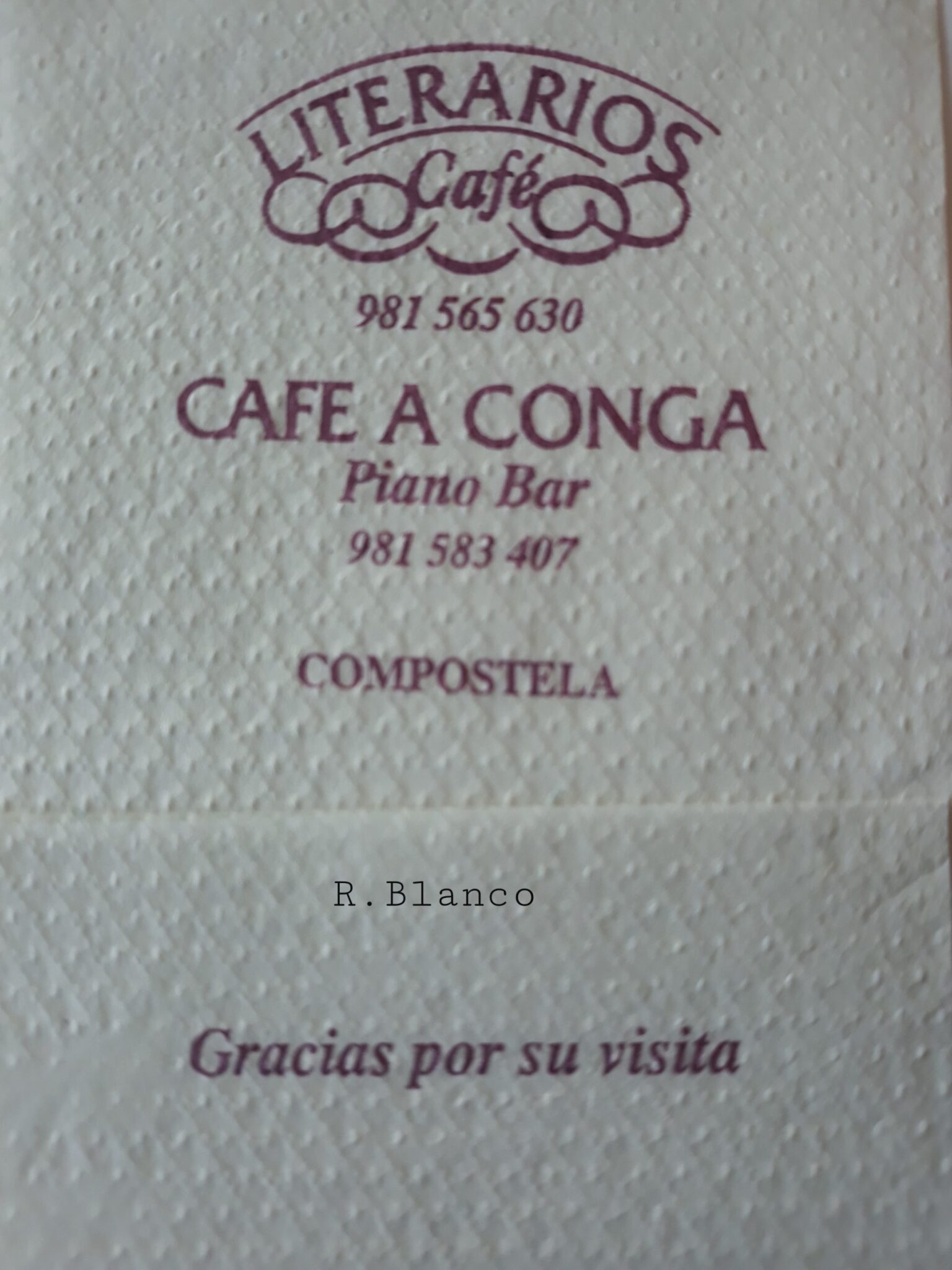 LITERARIOS CAFE A CONGA (COMPOSTELA)