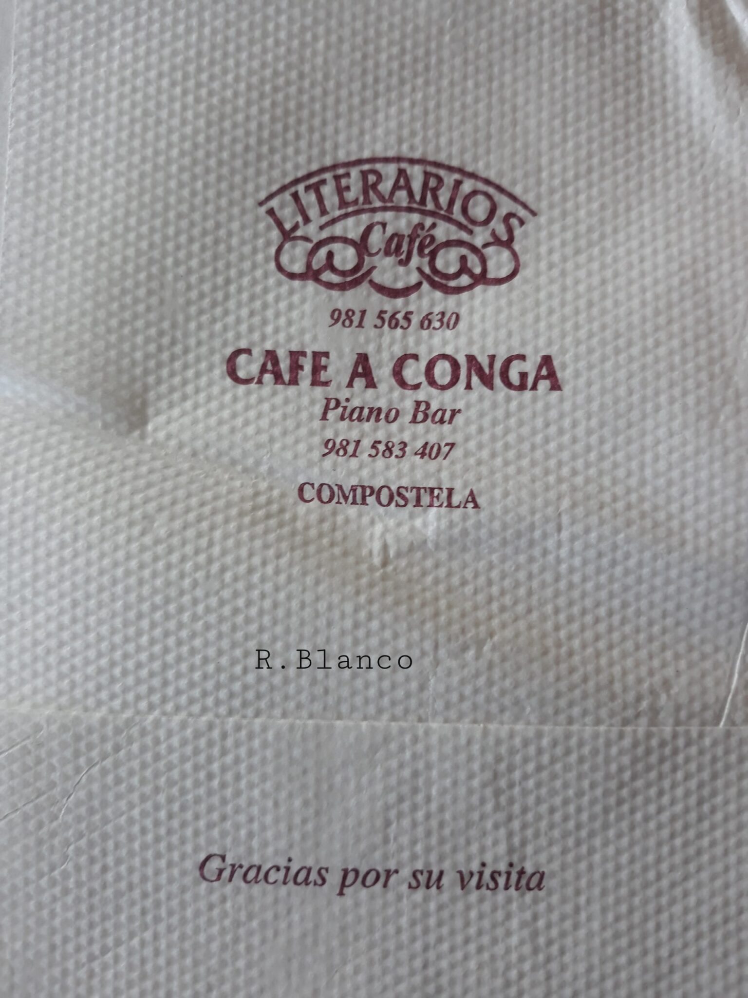 LITERARIOS CAFE A CONGA (COMPOSTELA)