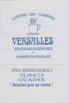 VERSALLES (GUADIX)