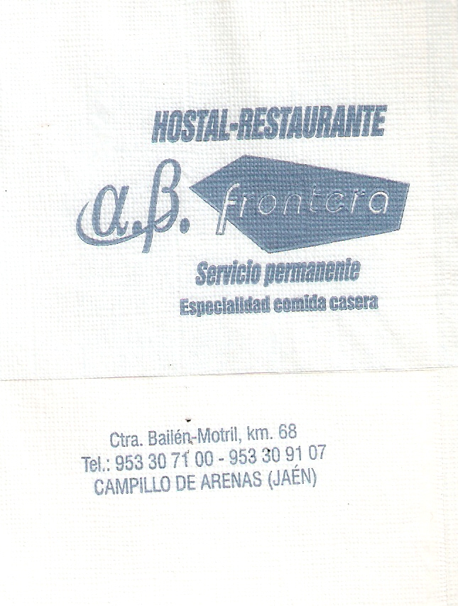 A B FRONTERA (CAMPILLO DE ARENAS)