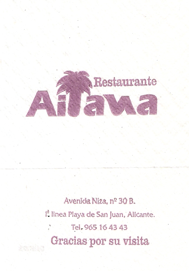 AITANA (PLAYA DE SAN JUAN)