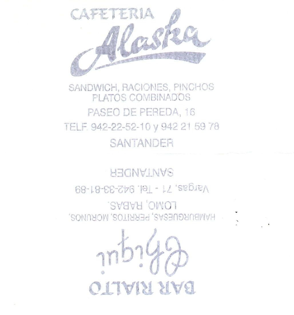 ALASKA CHIQUI (SANTANDER)