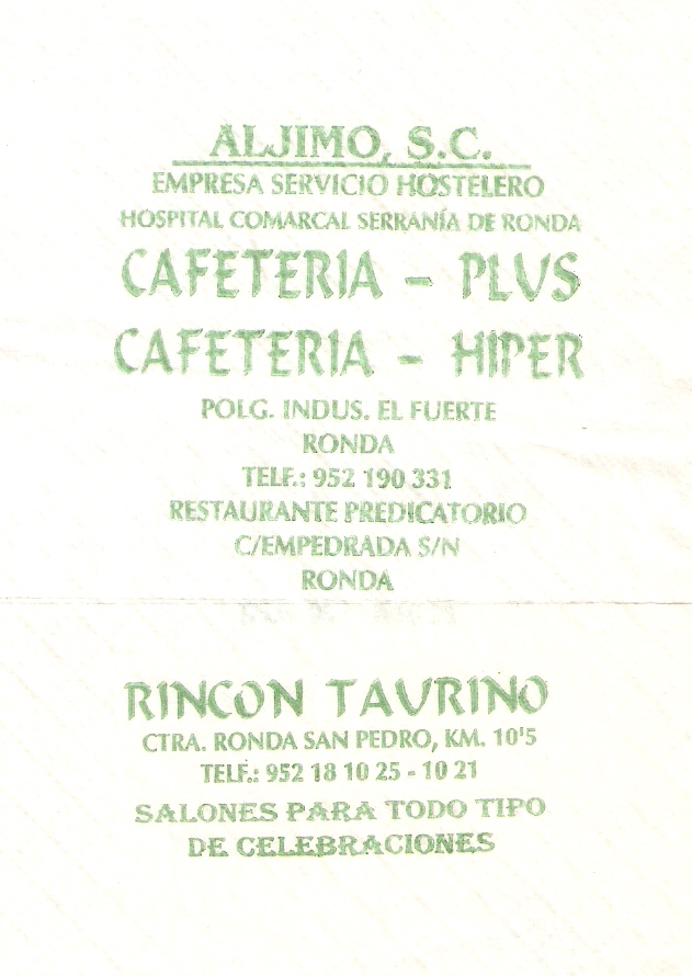 ALJIMO RINCON TAURINO (RONDA)